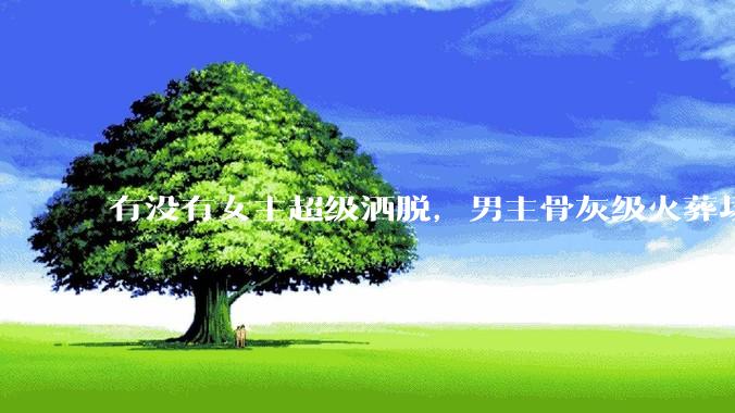 有没有女主超级洒脱，男主骨灰级火葬场的***推荐？